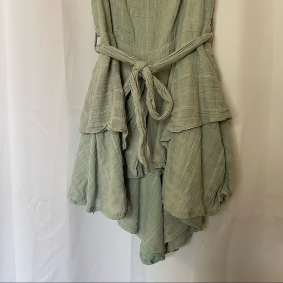 sage green green romper - Picture 3 of 6